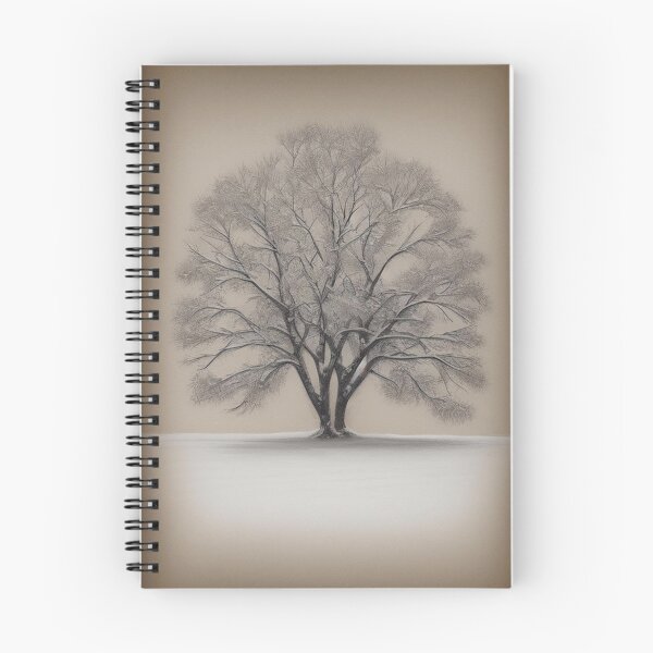 Item preview, Arte creativo del bosquejo del árbol del invierno del vintage designed and sold by brilliant-com.