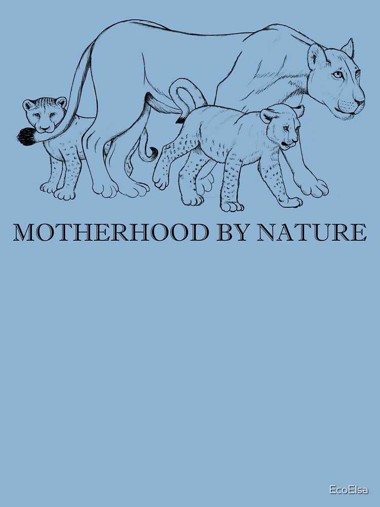 Fatherhood by Nature - Father Lion with Cubs Kids T-Shirt for Sale by  EcoElsa