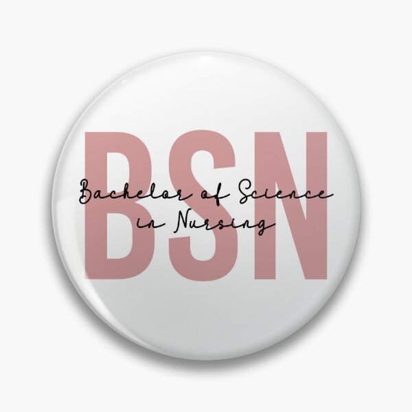 Item preview, Pink BSN Bachelor of Science in Nursing | BSN Graduate | Nursing School Graduation Gifts | Retro BSN RN Gift  designed and sold by Violet Treasures.