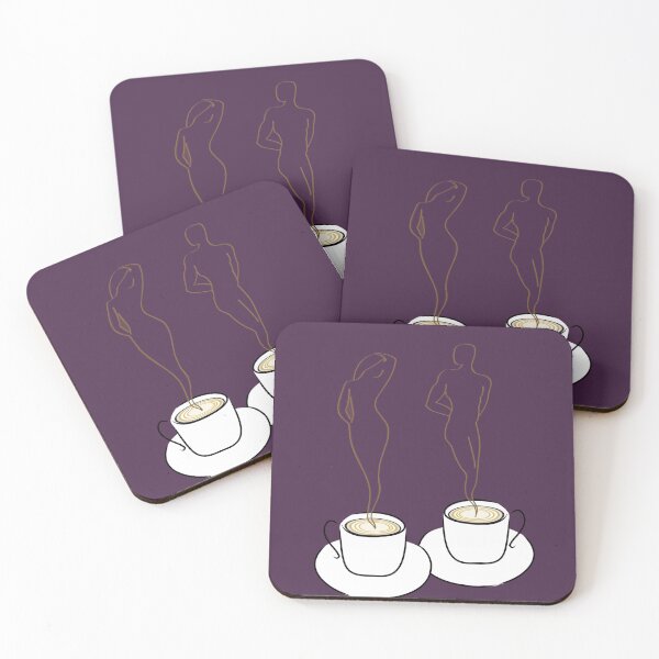 Item preview, Couple Souls Of Coffee Man & Woman designed and sold by Gile-Shop.