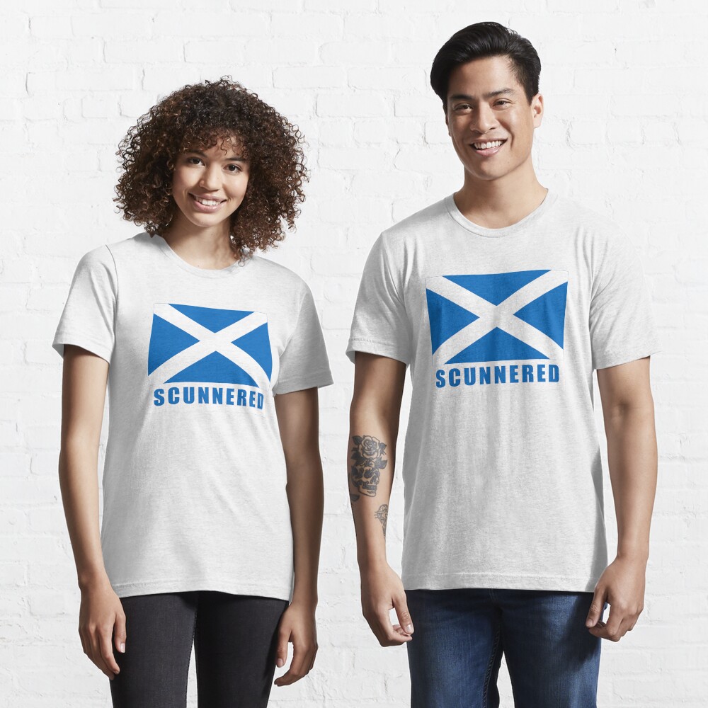 scunnered-saltire-scotland-slang-t-shirt-for-sale-by-downthebarrel