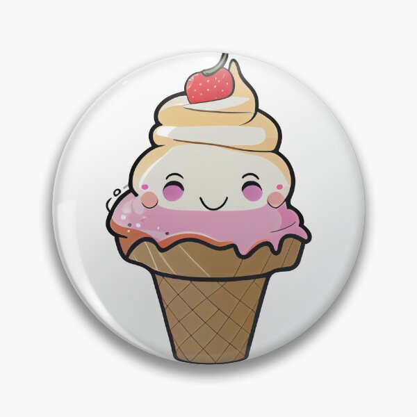 Artikelvorschau, Satisfy Your Cravings with a Kawaii Ice Scream Design entworfen und verkauft von DafGole.
