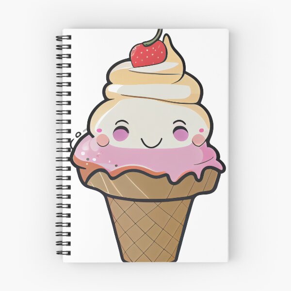 Item preview, Satisfy Your Cravings with a Kawaii Ice Scream Design designed and sold by DafGole.