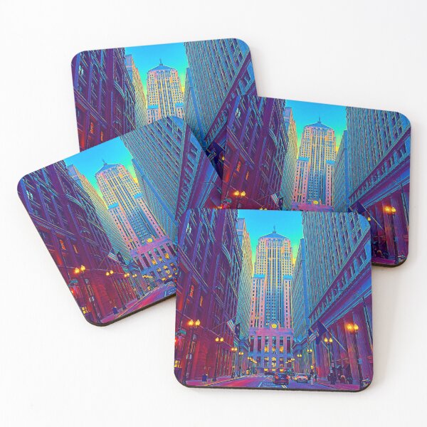 Item preview, Streets of Chicago, Illinois, USA designed and sold by Roman Landa.