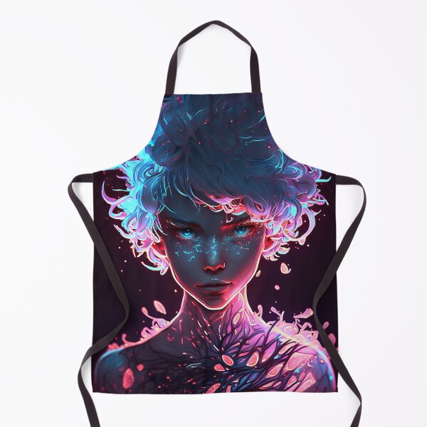 Item preview, Ethereal Glow: An Unusual and Peculiar Bioluminescence Anime Girl Portrait designed and sold by EmeraldeaArt.