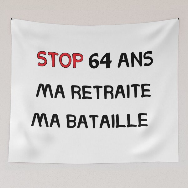 Item preview, My retirement my battle-STOP 64 YEARS designed and sold by Laidart.