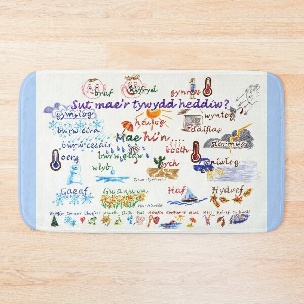 Item preview, Sut mae'r tywydd heddiw? designed and sold by LymphomaLass.