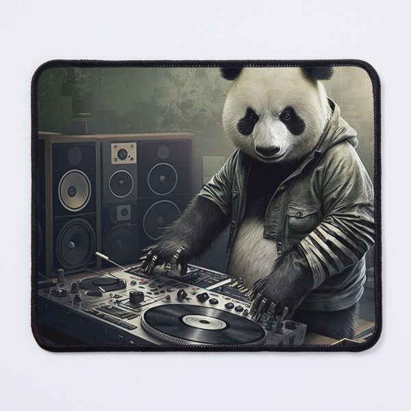Item preview, PANDDJ, the Panda DJ designed and sold by SpiceupStudios.