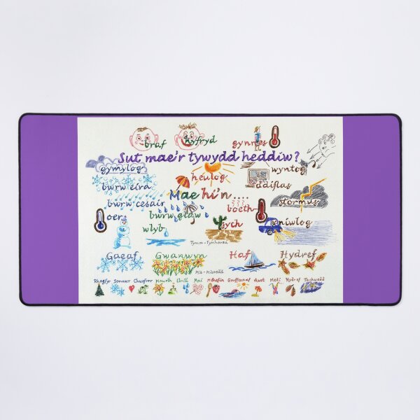 Item preview, Sut mae'r tywydd heddiw? designed and sold by LymphomaLass.