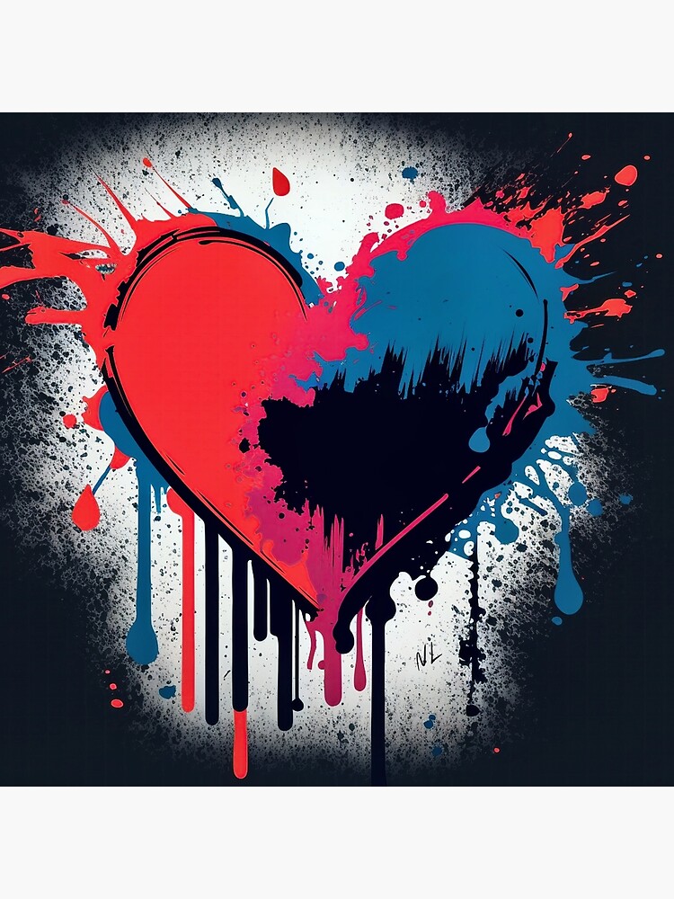 Happy Valentine's Day Spiral Art Heart Stencils, 6 Count