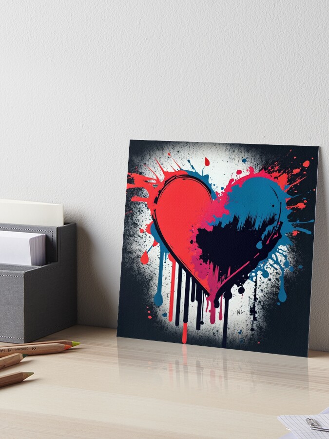 Graffiti Heart | Art Board Print