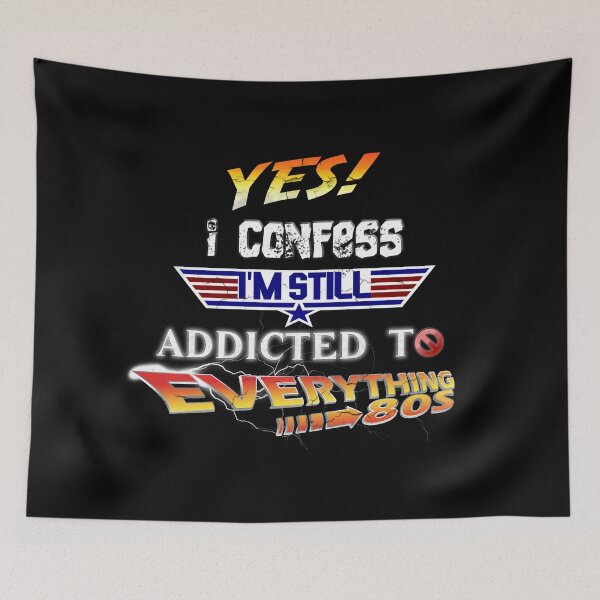 Item preview, Addicted to the 80s designed and sold by saibot2004.
