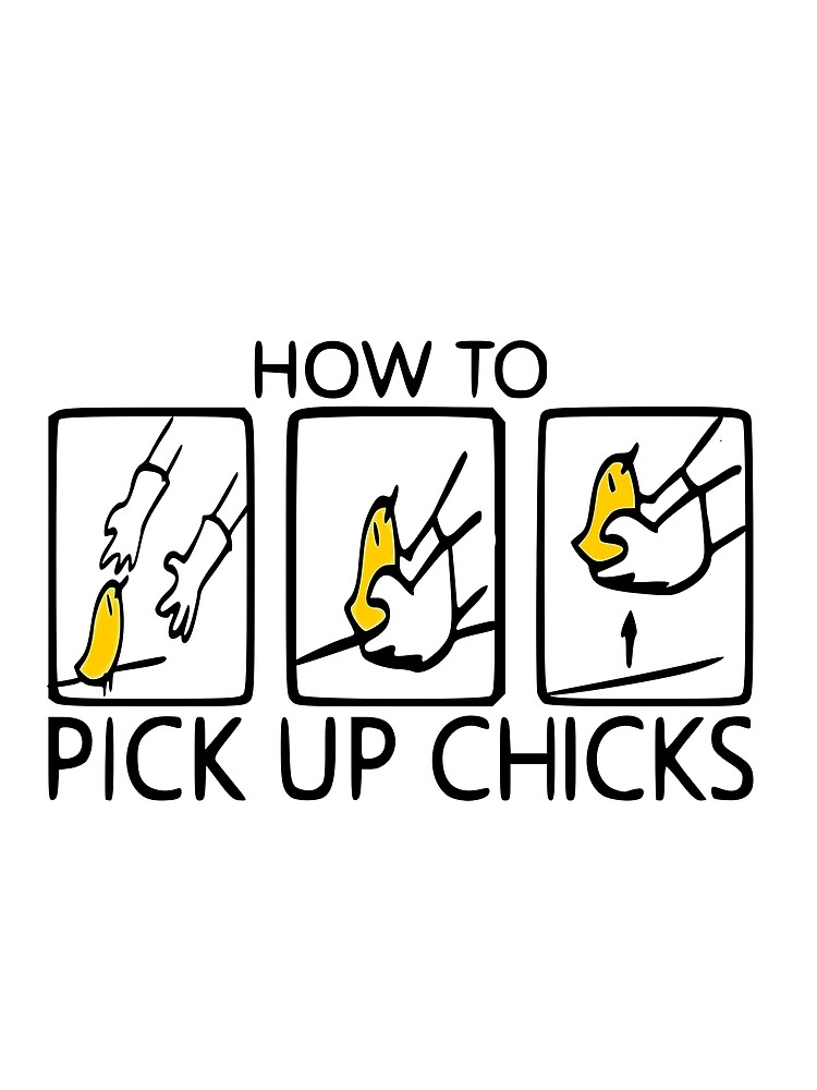 Disover how to pick up chicks Premium Matte Vertical Poster