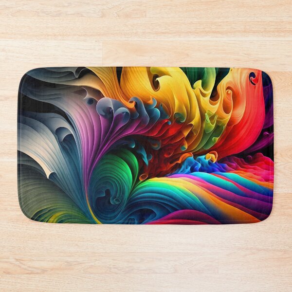 Item preview, Abstract colorful paint drips designed and sold by AdamPolak.
