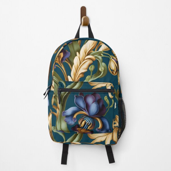 Item preview, Indigo Iris Royal Ornament Design designed and sold by advanceprintart.
