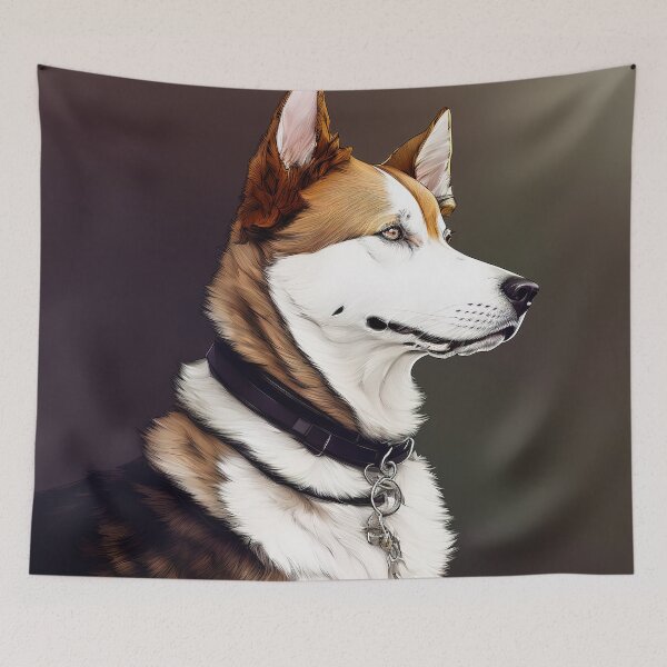 Item preview, Majestic Canine: Korean Jindo Dog designed and sold by DavesDogShop.