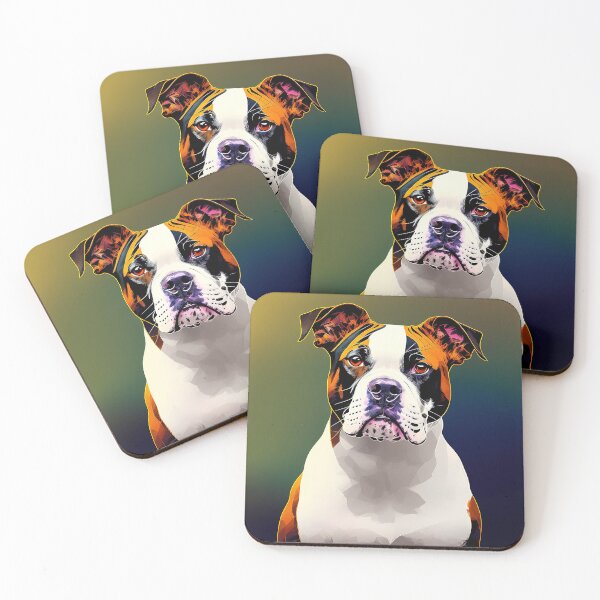 Artikelvorschau, Majestic Canine: American Bulldog entworfen und verkauft von DavesDogShop.