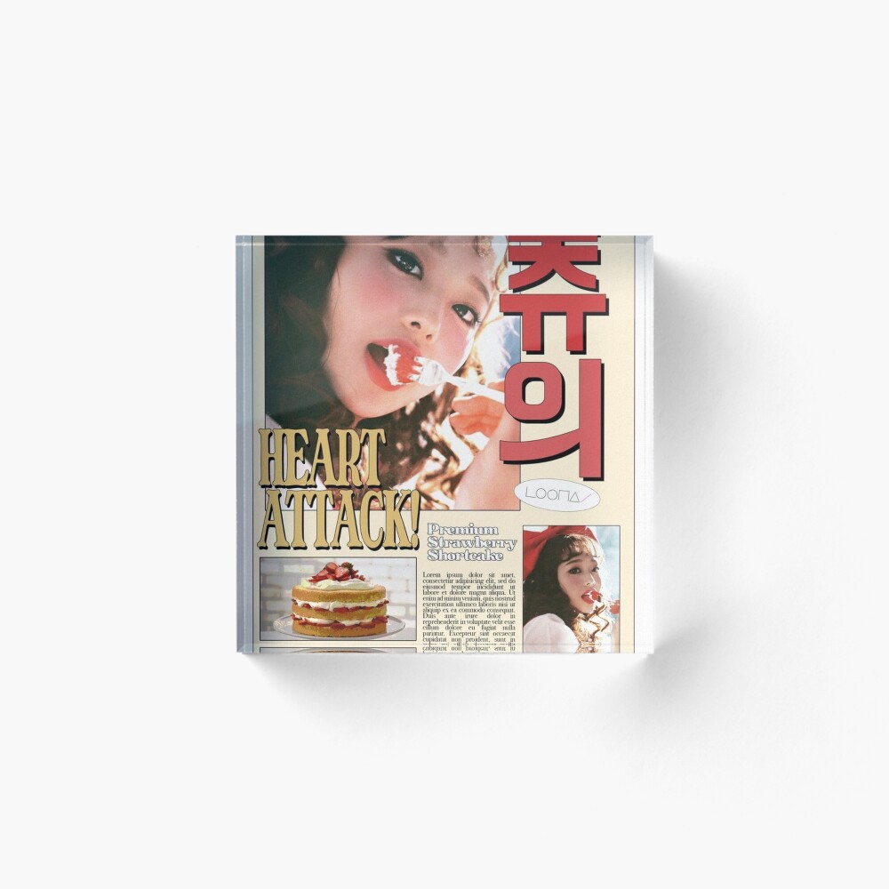 LOONA CHUU HEART ATTACK COOKBOOK. 