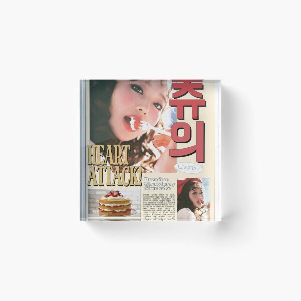 Artikelvorschau, LOONA CHUU HERZANGRIFF KOCHBUCH. entworfen und verkauft von Big Tiddie Committee.