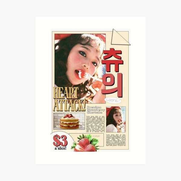 LOONA CHUU HEART ATTACK COOKBOOK. 