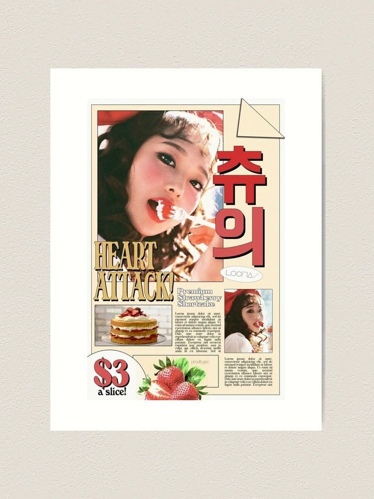 LOONA CHUU HEART ATTACK COOKBOOK. 