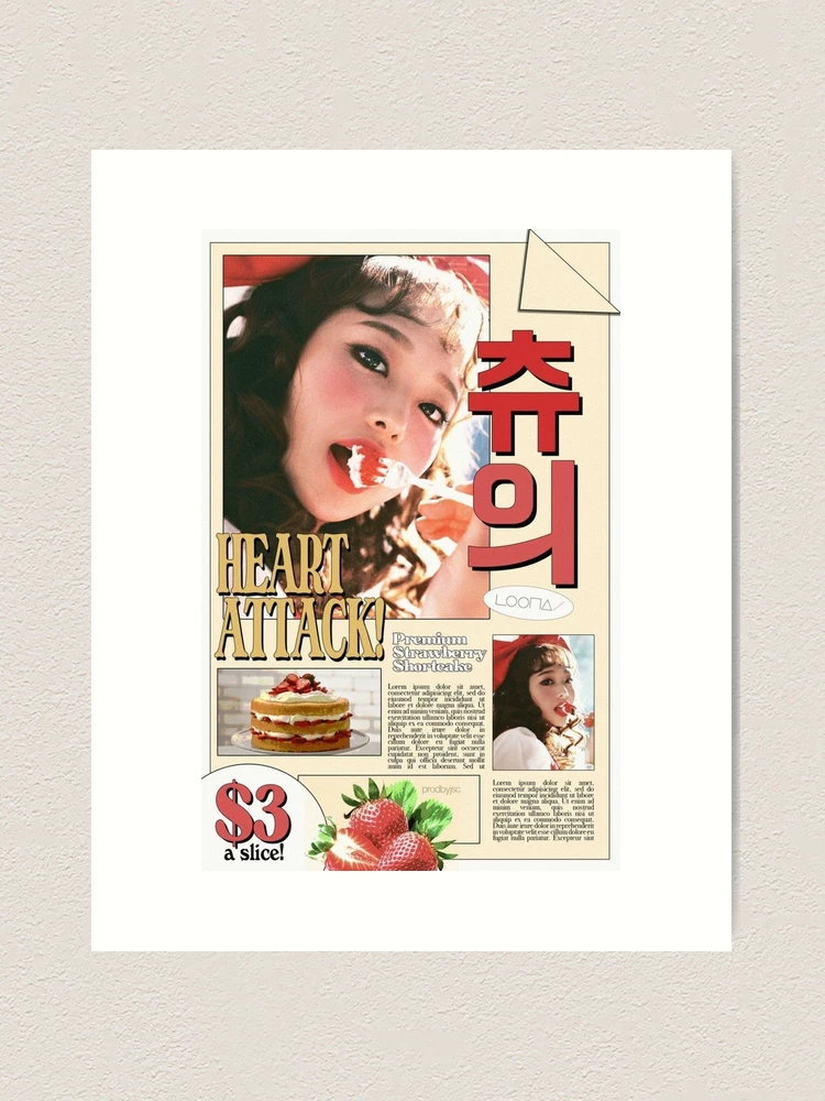 LOONA CHUU HEART ATTACK COOKBOOK. 