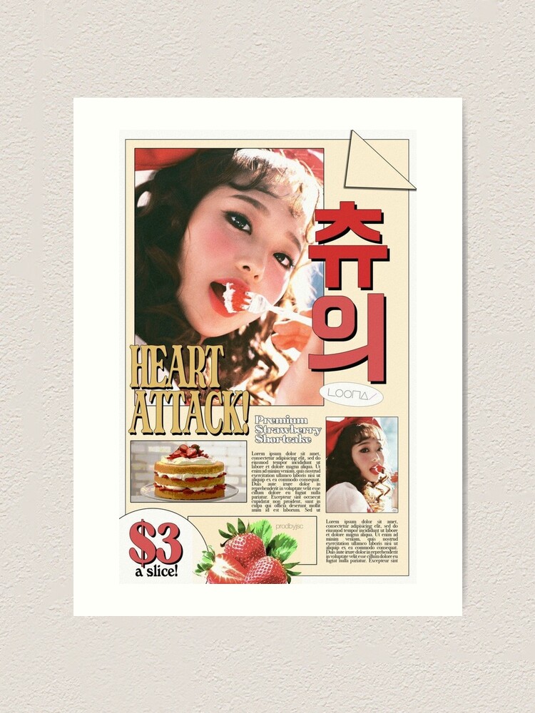 LOONA CHUU HEART ATTACK COOKBOOK. 