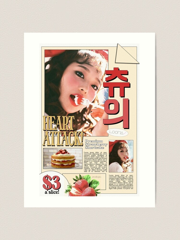 LOONA CHUU HEART ATTACK COOKBOOK. 
