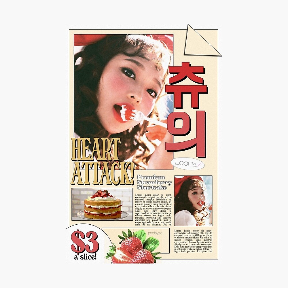 LOONA CHUU HEART ATTACK COOKBOOK. 
