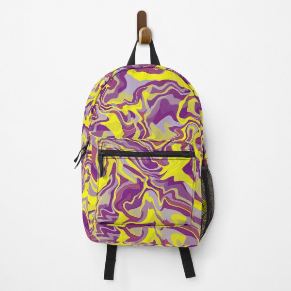 Item preview, Abstract pattern in yellow and violet waves. designed and sold by MirBer.