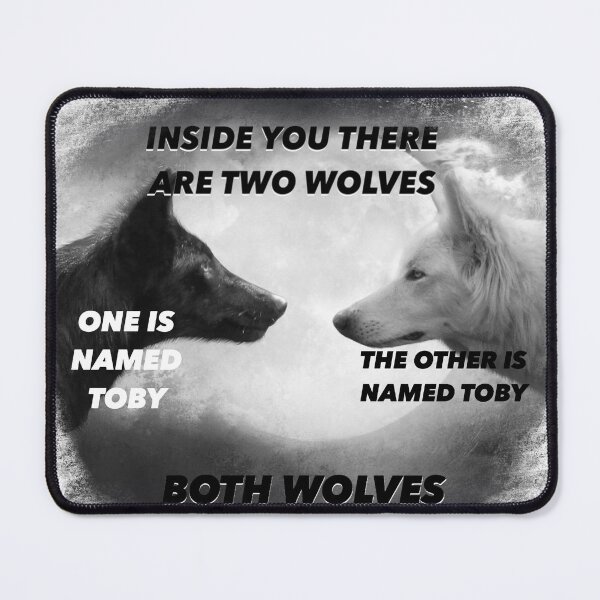Item preview, Inside of You There are Two Wolves designed and sold by BeaArtn.
