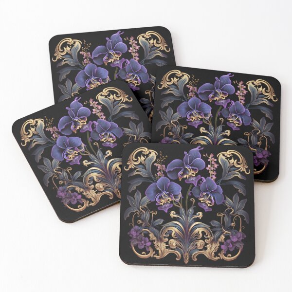 Item preview, Orchid Ornament designed and sold by advanceprintart.
