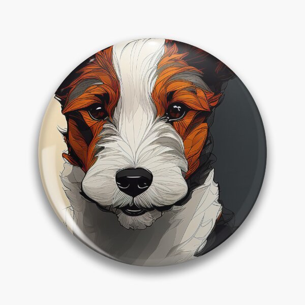 Artikelvorschau, Majestic Canine: Wire Fox Terrier entworfen und verkauft von DavesDogShop.