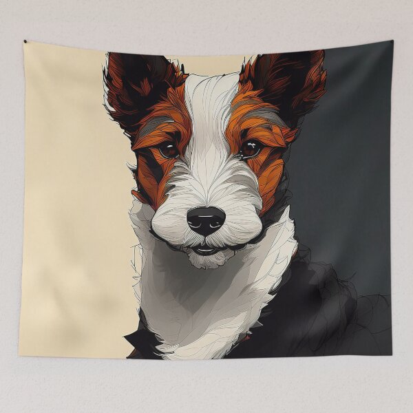 Item preview, Majestic Canine: Wire Fox Terrier designed and sold by DavesDogShop.