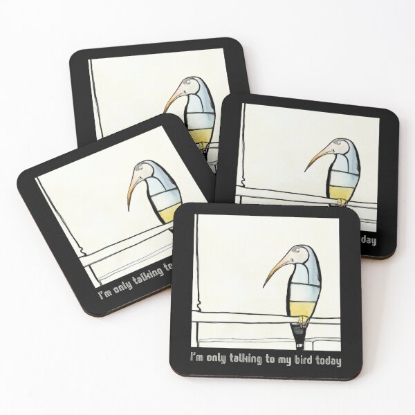 Item preview, I’m only talking to my bird today designed and sold by The Snarky  Psychologist.