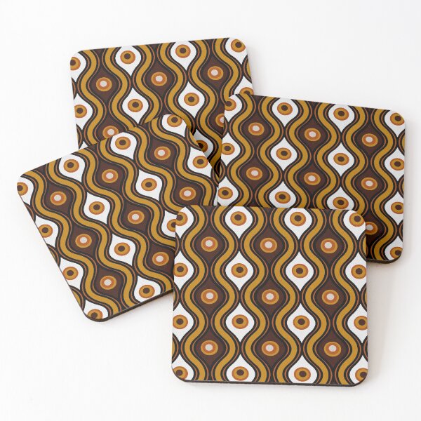 Item preview, Retro 1970's Style Seventies Vintage Pattern designed and sold by Inspired Images.