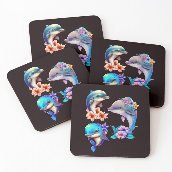 Item preview, Cute Dolphins Playing   designed and sold by joseech.