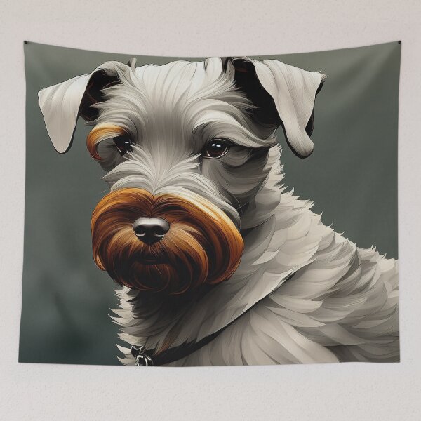Item preview, Majestic Canine: Miniature Schnauzer designed and sold by DavesDogShop.