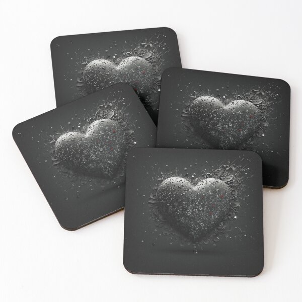 Item preview, black heart, hard love designed and sold by jhonass.