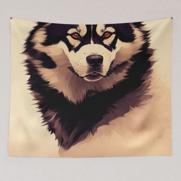 Item preview, Majestic Canine: Alaskan Malamute designed and sold by DavesDogShop.