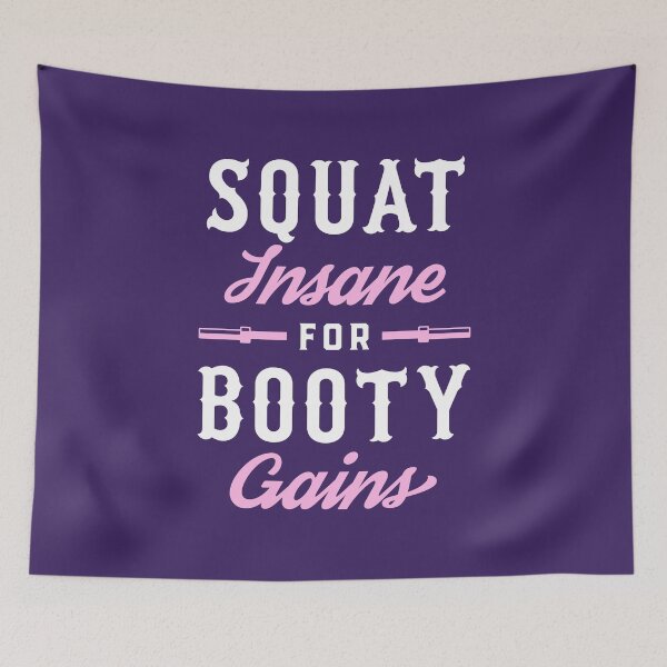 Item preview, Squat Insane For Booty Gains designed and sold by Brogress Project.