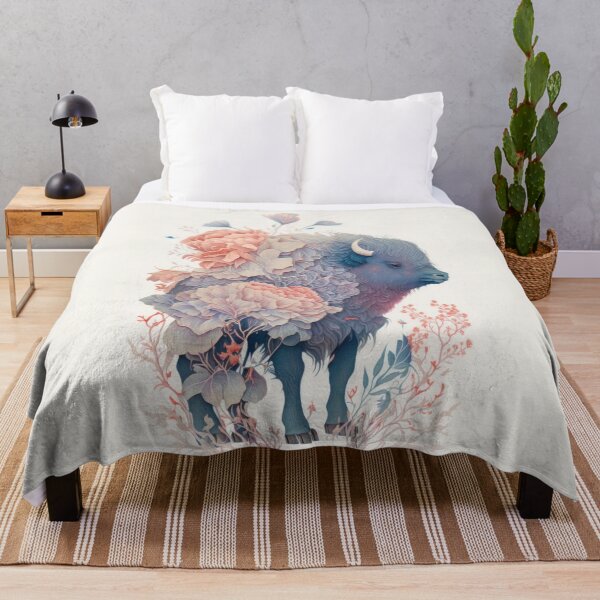 Item preview, blue bison  designed and sold by Luminaura.