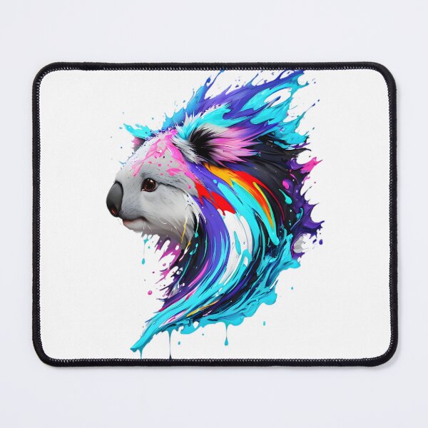 Item preview, Koala Digital Painting - Rainbow Splash of Ink designed and sold by Azayda Designs.