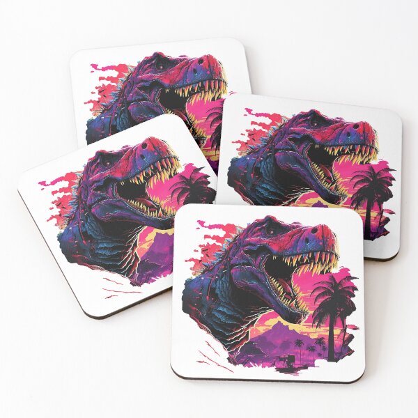 Item preview, Trex Synthwave designed and sold by EagleOwlStudio.