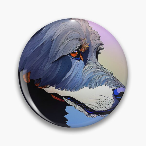 Artikelvorschau, Majestic Canine: Kerry Blue Terrier entworfen und verkauft von DavesDogShop.