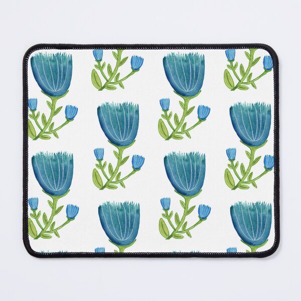 Item preview, Blue Flowers watercolor designed and sold by JenPolegattoArt.