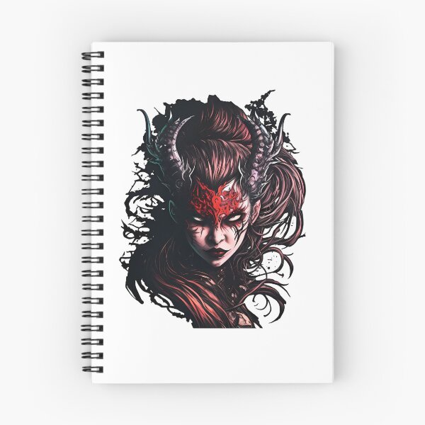 Item preview, Demon Woman Sticker 2 | Gothic Fantasy Art Sticker | Dark Aesthetic Sticker designed and sold by DaydreamDepot.