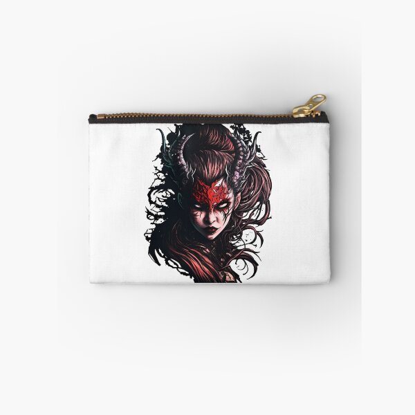 Item preview, Demon Woman Sticker 2 | Gothic Fantasy Art Sticker | Dark Aesthetic Sticker designed and sold by DaydreamDepot.
