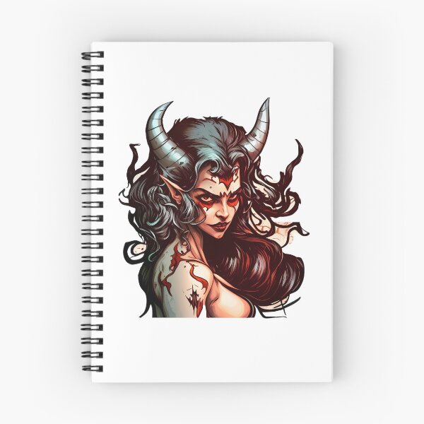 Item preview, Demon Woman Sticker 3 | Gothic Fantasy Art Sticker | Dark Aesthetic Sticker designed and sold by DaydreamDepot.