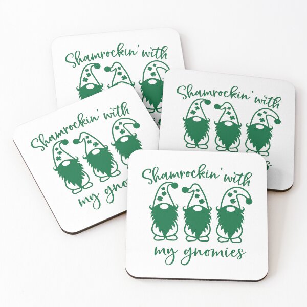 Item preview, Shamrockin with my Gnomies, Funny Saint Patrick Gift for Kids, Lucky gnomes, Newborn St Patricks Stickers designed and sold by Eddyed.